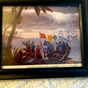 Russell Busche acrylic on canvas. “The New World”